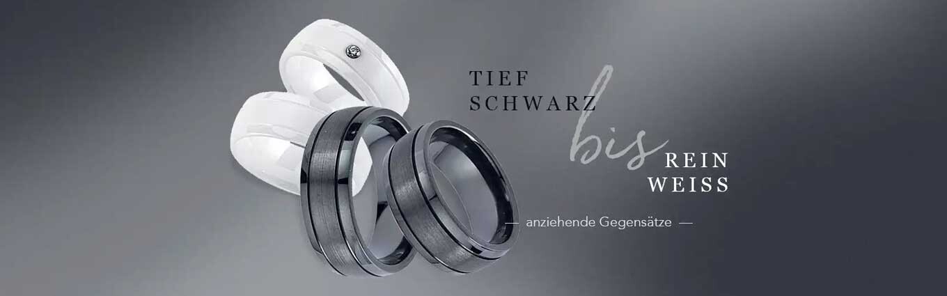 Trauringe Eheringe aus Keramik