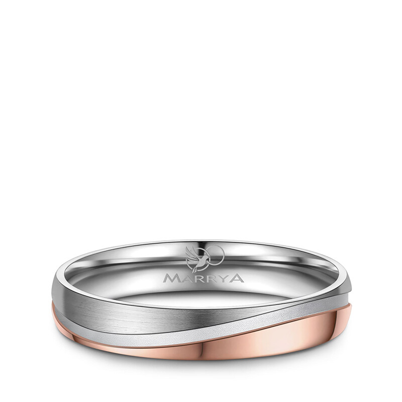 Herrenring Edelstahl Rosé ES-42