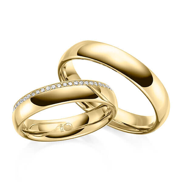 Trauringe Eheringe Gelbgold RU-1644