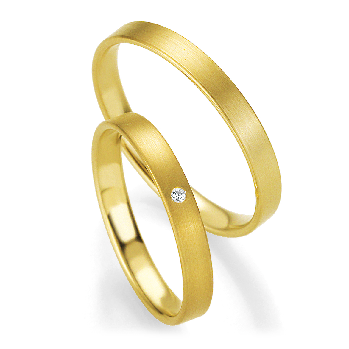 Trauringe Gelbgold Profil Light 48/04401 & 48/14401