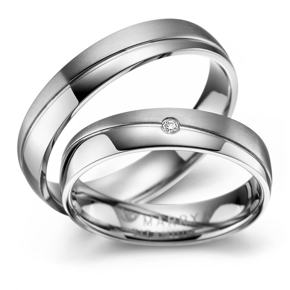 Partnerringe Trauringe Titan Muster Marrya TI-01