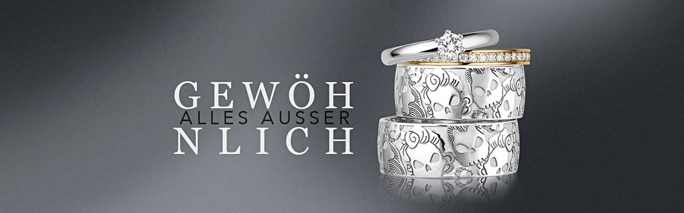 Trauringe Eheringe mit Motiven – Motivringe