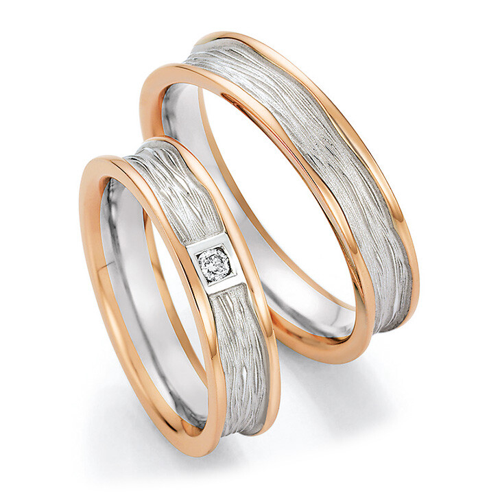 Eheringe Trauringe Bicolor 66/65130 & 66/65140