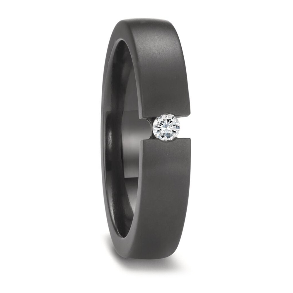 Eheringe aus Zirkonium Spann Brillant 0,080 ct.