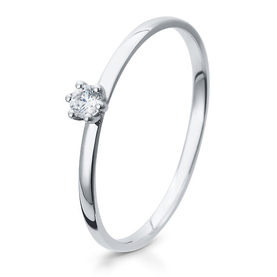 Solitärring Silber mit Zirkonia 41/05284