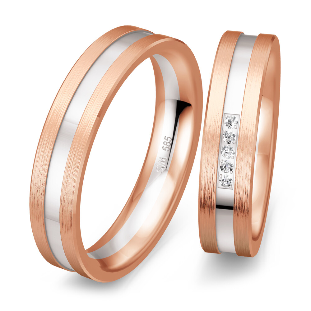 Trauringe Eternity Mehrfarbig