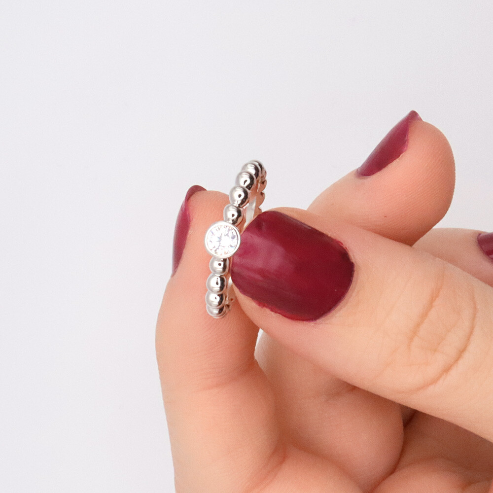 Antragsring Silber 925 rhodiniert RZ00013