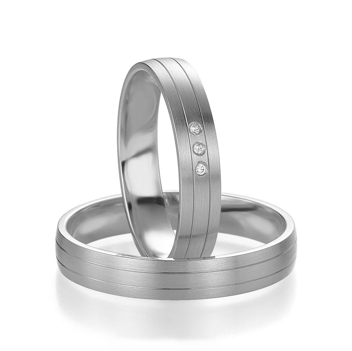 Trauringe Basic Light Platin