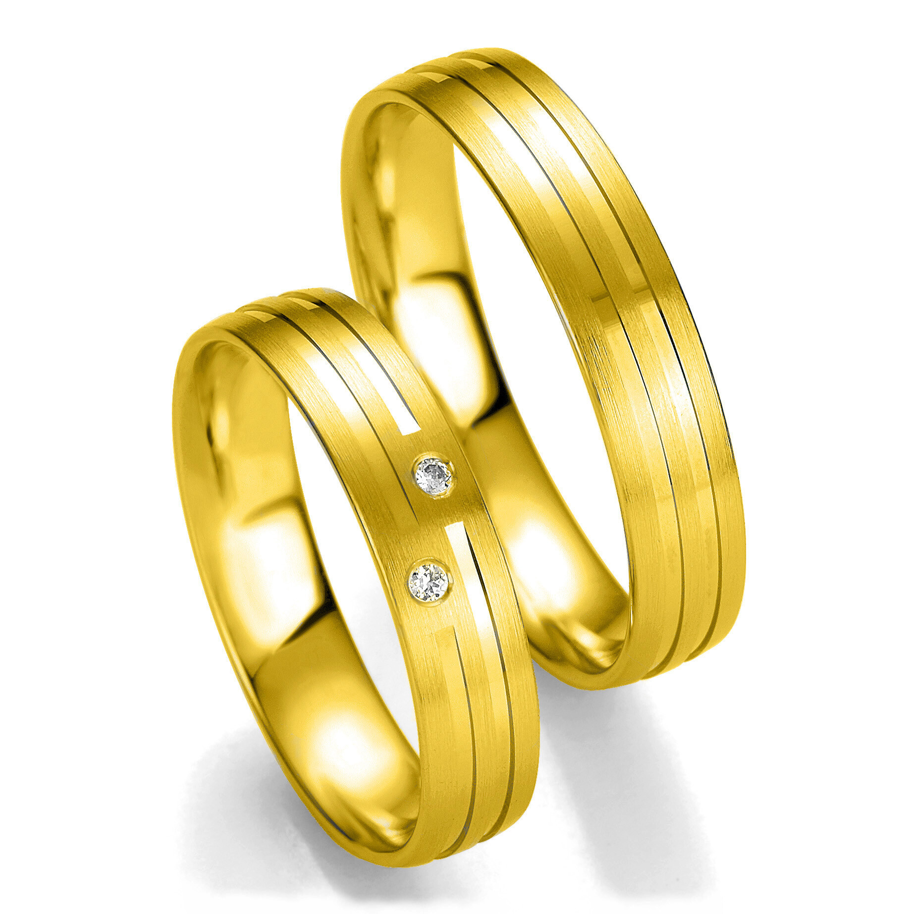 Trauringe Smart Line Slim Gelbgold