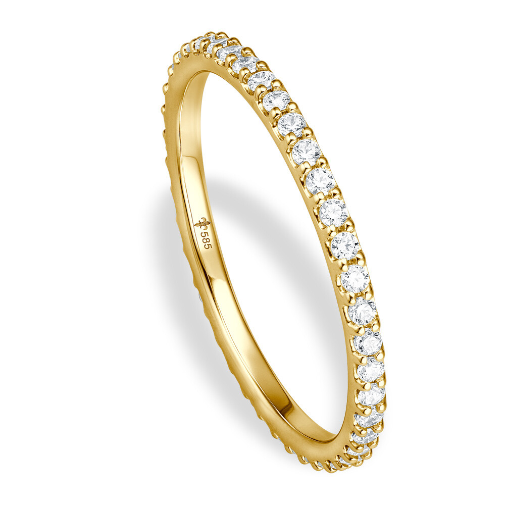 Eternity Ring Haily Gelbgold Brillant TM01018G