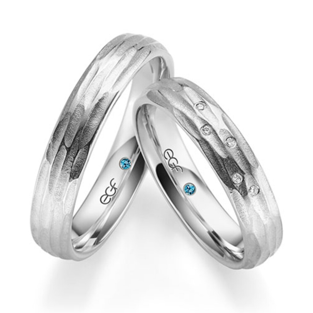 Trauringe Palladium Nature Brillant F-1379-1