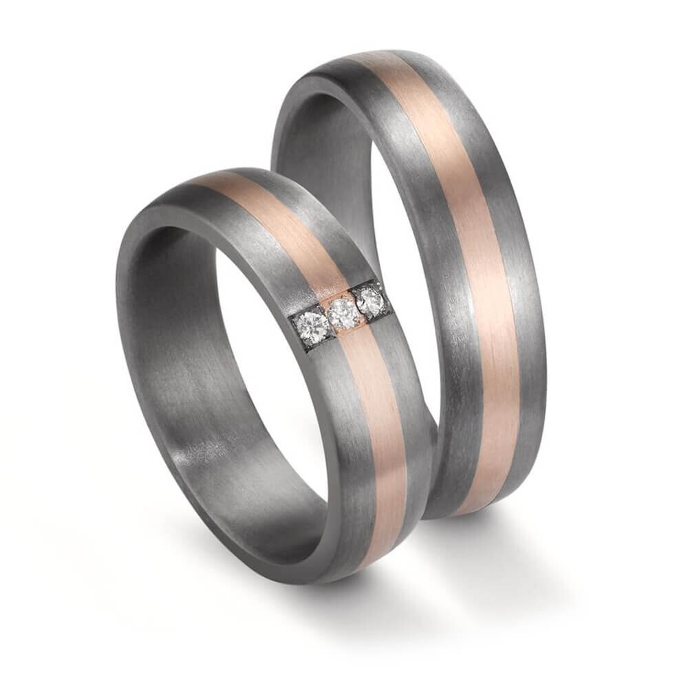 Eheringe aus Tantal & Roségold 585 TNO59758