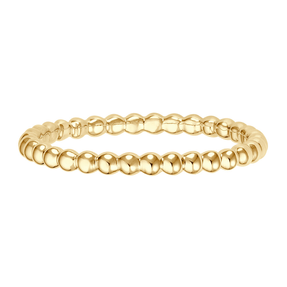 Kugelring aus Gelbgold