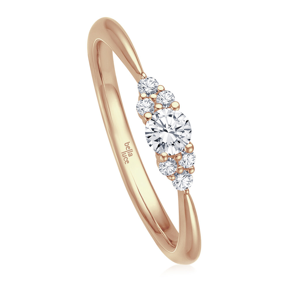 Ring Giulia Roségold Brillant 0,300 ct.