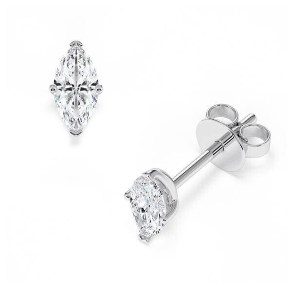 Ohrstecker Platin 950 Lab-Grown Diamant zus. 1,000 ct, RU-1777-25
