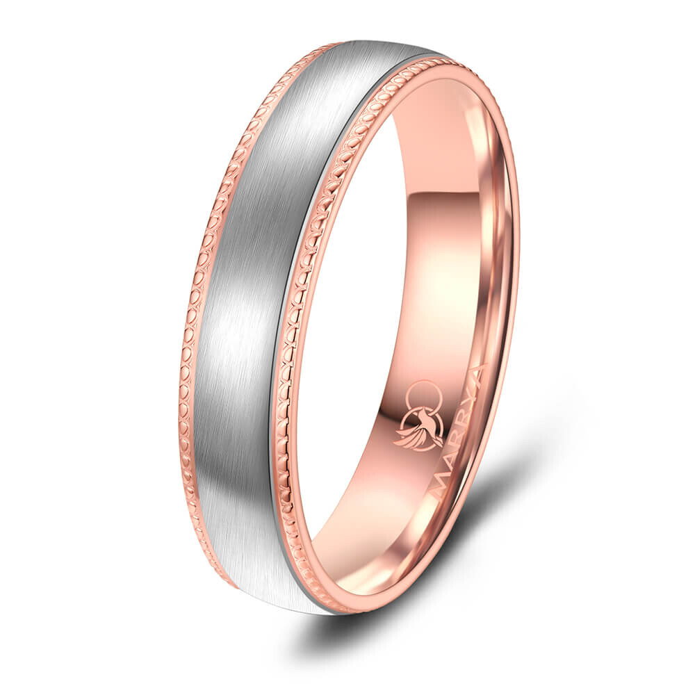 Herrenring Titan Rosé Perlfuge TI42