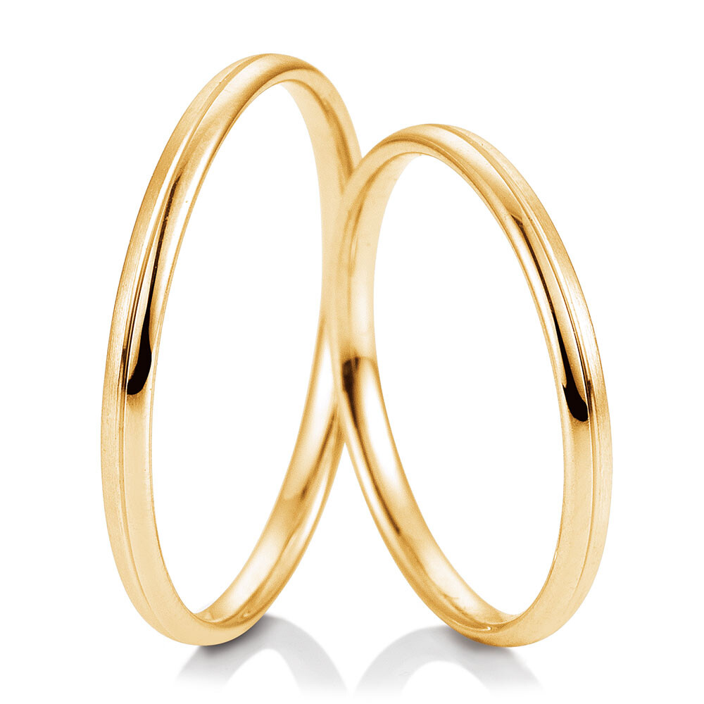 Trauringe Gelbgold 48/04961 & 48/04962