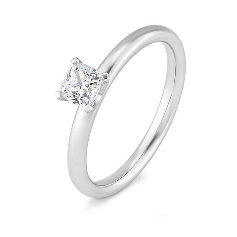 Verlobungsring Cushion Weißgold Lab-Grown Diamant