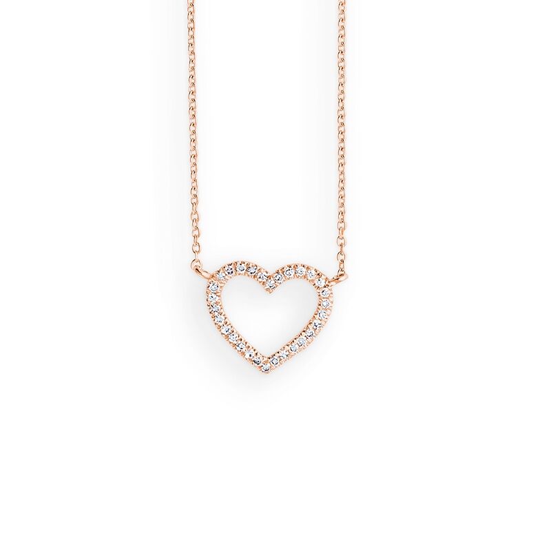 Collier Rotgold 585 Brillant