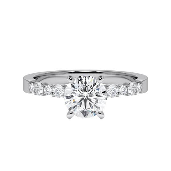 Diamantring Graugold 585 & Weißgold 585 Brillant zus. 1,280ct. RU-1791