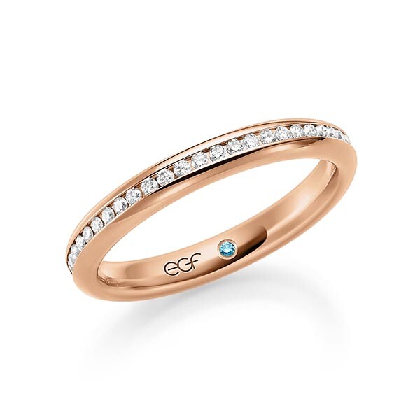 Memoire Ring Rotgold Brillant F-1295-1