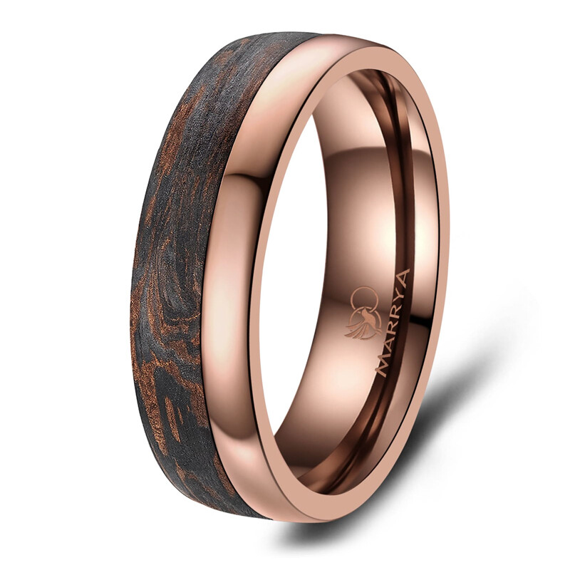 Herrenring Carbon Bronce Design CB-04