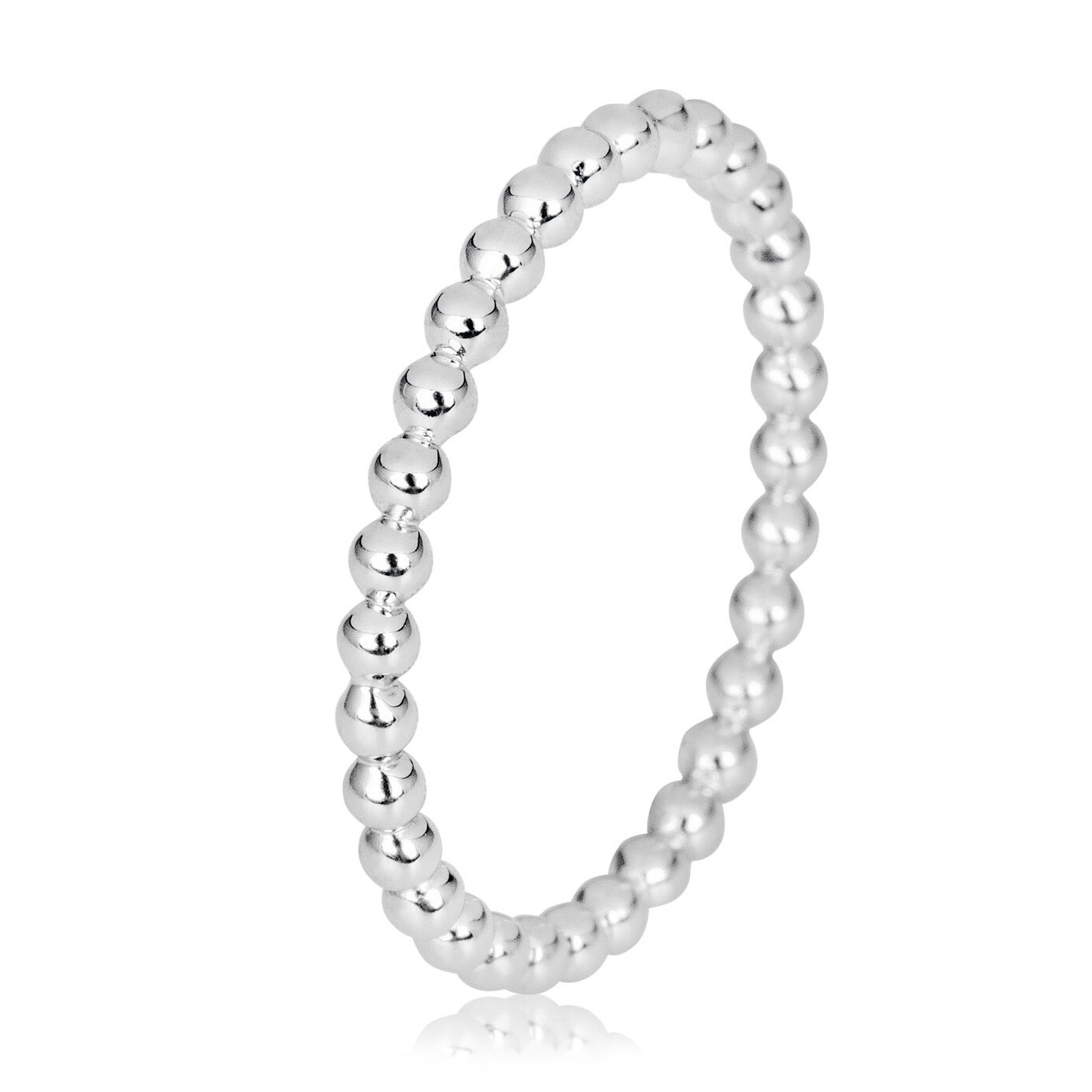 Kugelring Weißgold 44/01604