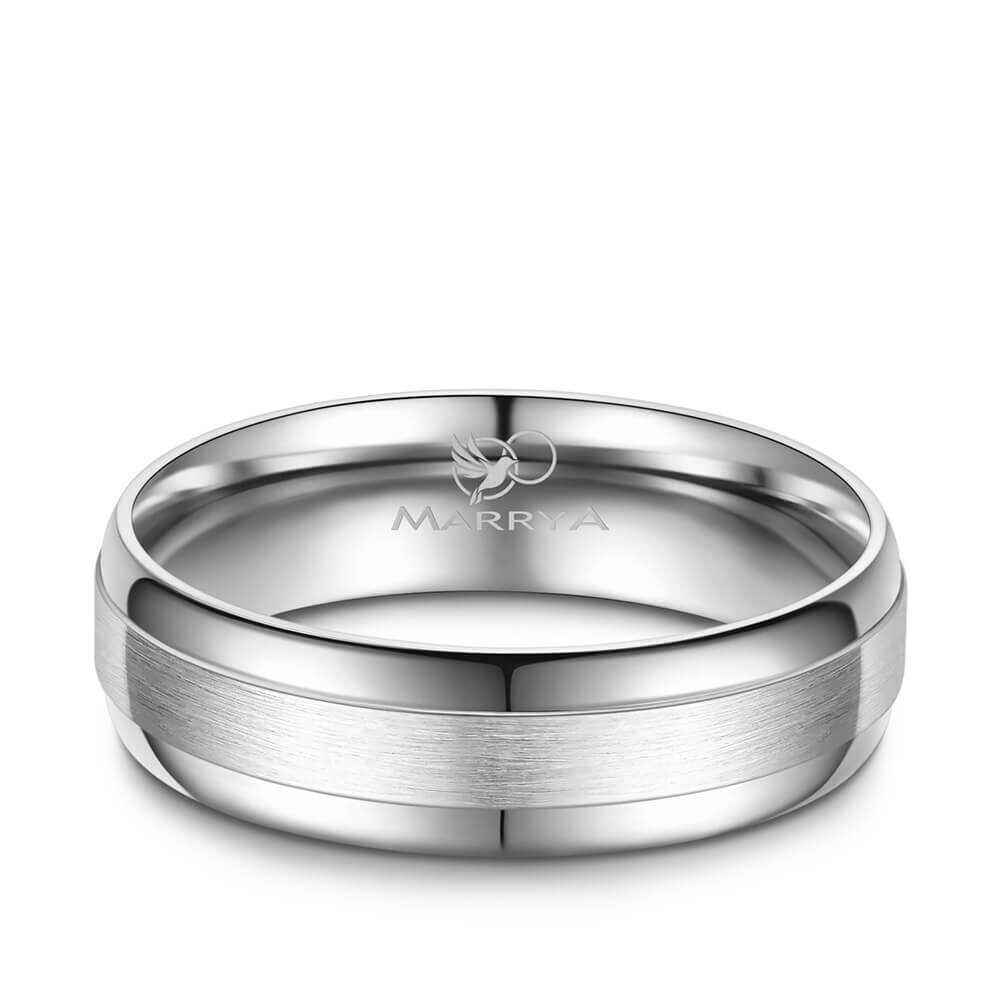 Trauringe Partnerringe Edelstahl Zirkonia ES02