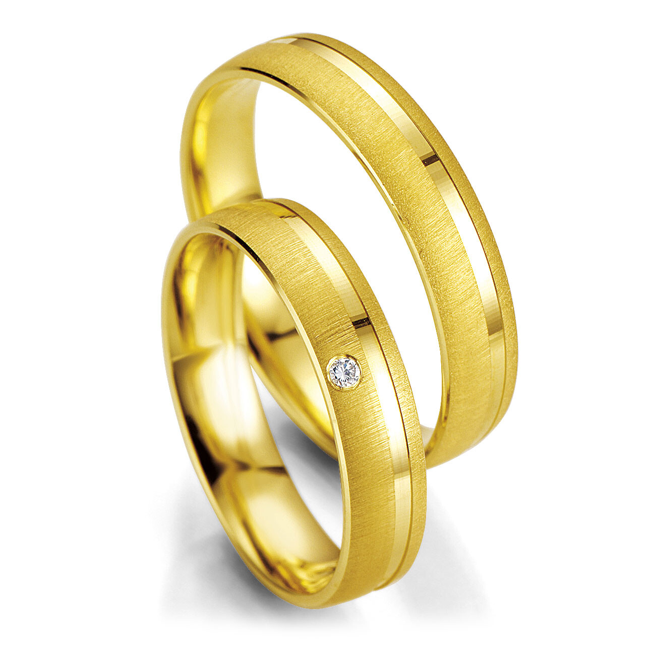 Trauringe Gelbgod SmartLine 48/07003 & 48/07004