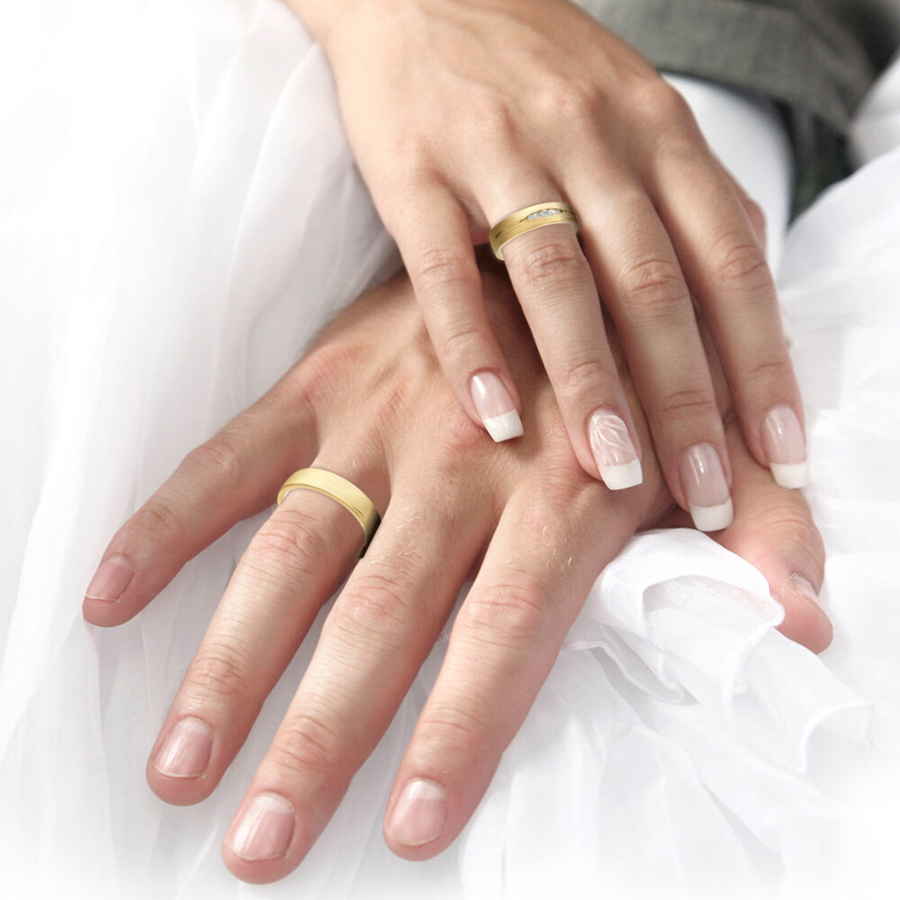 Trauringe Gelbgold Honeymoon Brillant 70/70030