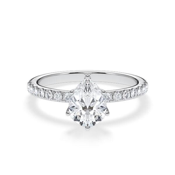 Hollywood Ring Classic Tropfen Platin RU-1884