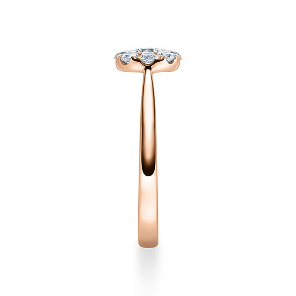 Verlobungsring Solitär Illusion Rotgold RU-1593