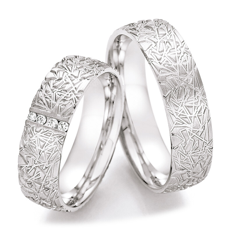 Trauringe Silber 925 55/30110 & 55/30120
