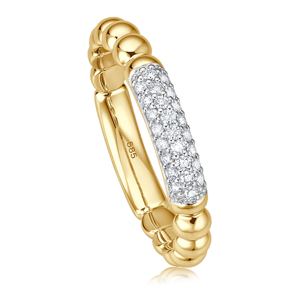 Kugelring Colleziona I Gelbgold Brillant 0,150 ct.