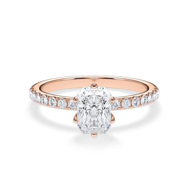 Hollywood Ring Classic Radiant Rotgold RU-1886