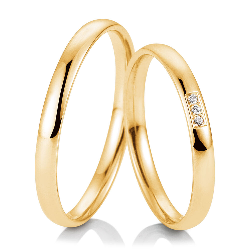 Trauringe Gelbgold 48/04963 & 48/04964