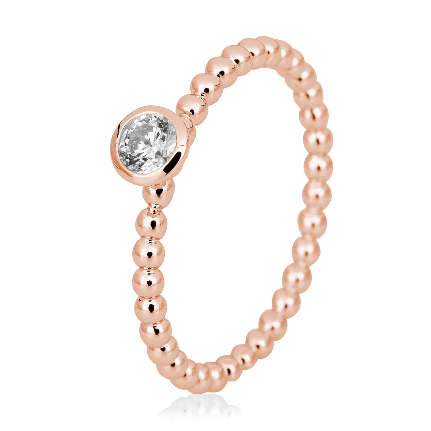 Kugelring 41/06064 Rotgold Brillant 0.150 ct.