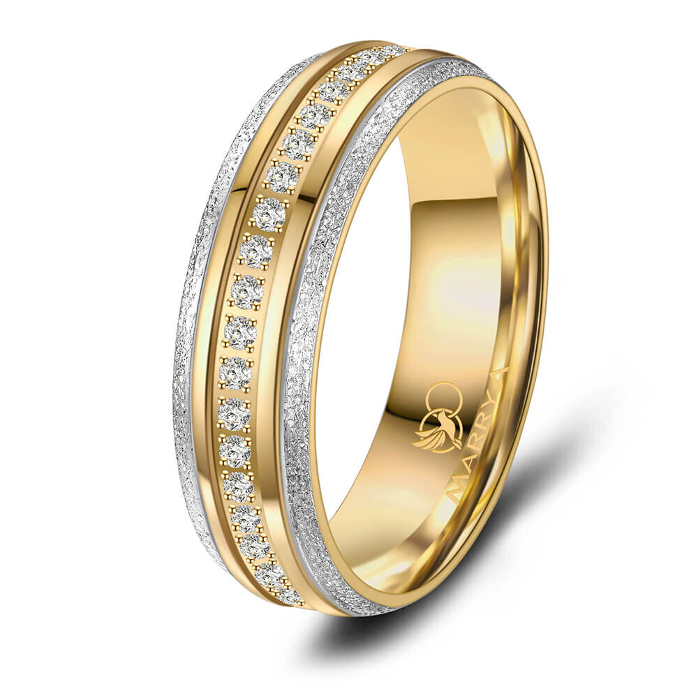 Damenring Edelstahl Zirkonia ES36