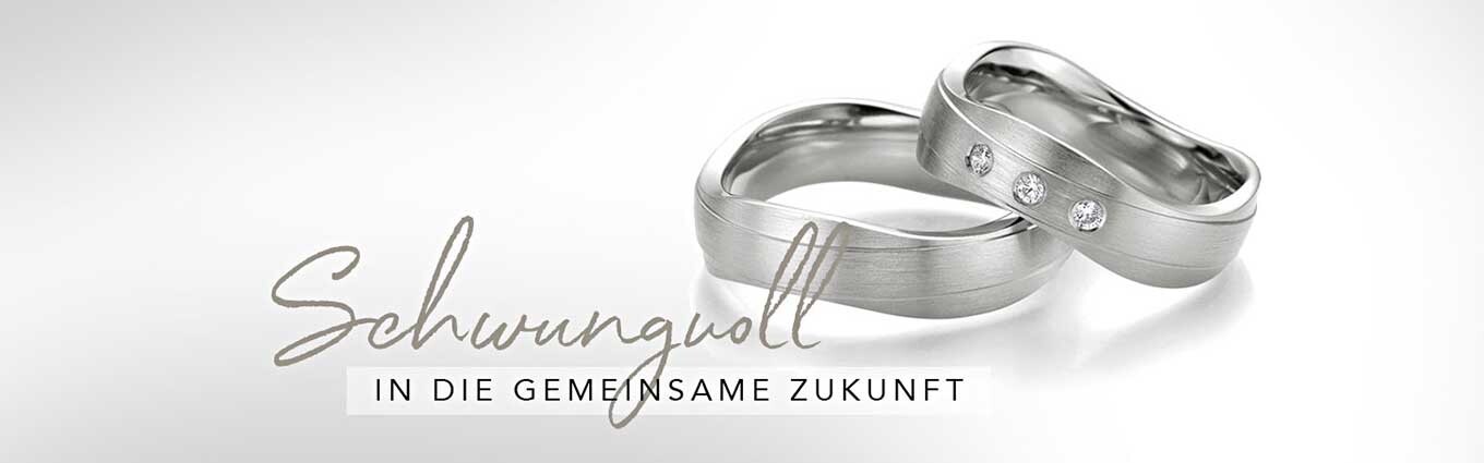 Trauringe Eheringe mit außergewöhnlicher Form