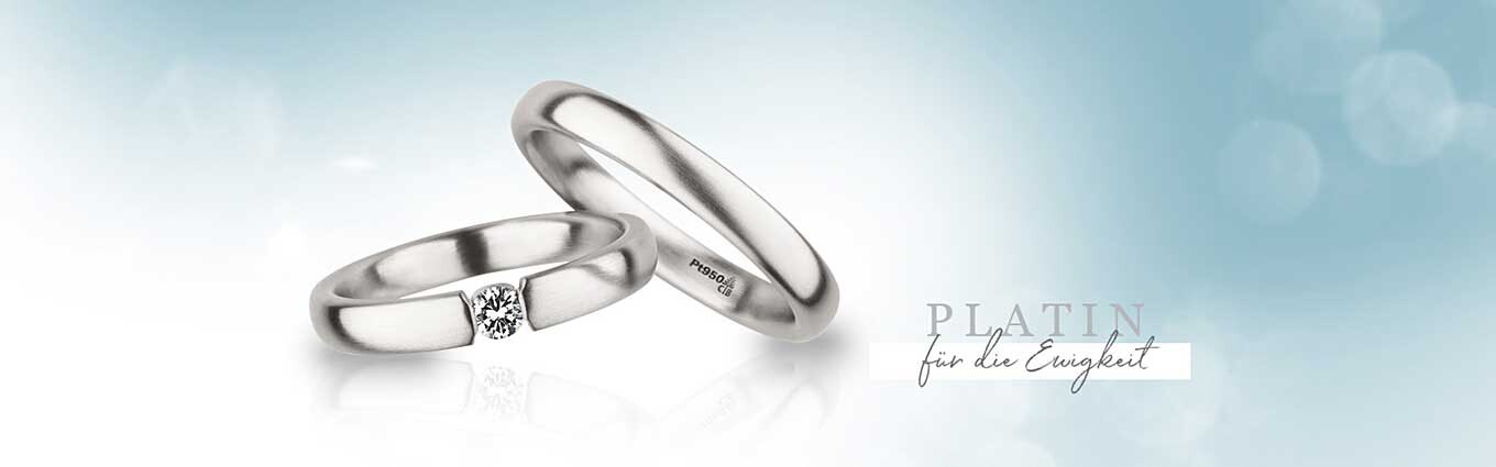 Trauringe Eheringe aus Platin