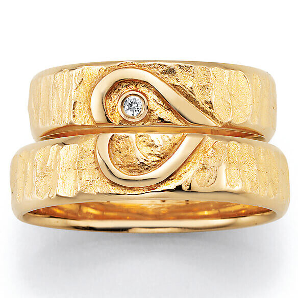 Signs of Love - Herz / Heart - Gelbgold