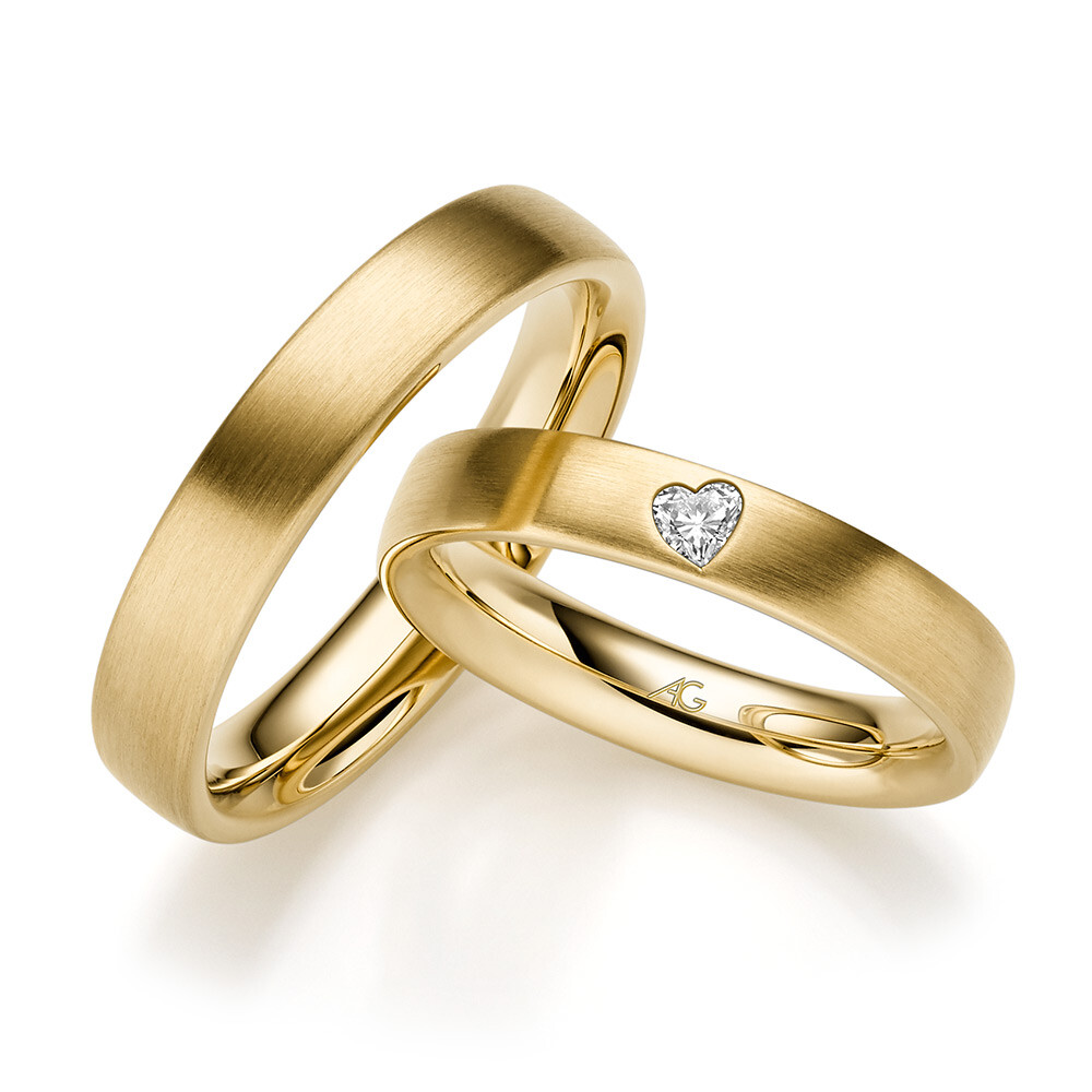 Eheringe Gelbgold 4/31327/4 & 31327/4.5