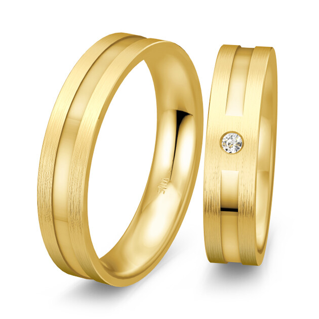 Trauringe Gelbgold 49/82013 & 49/82012