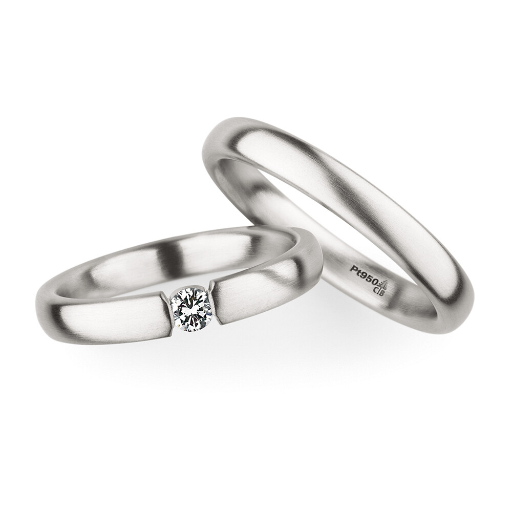 Trauringe Platin 240999 & 270527