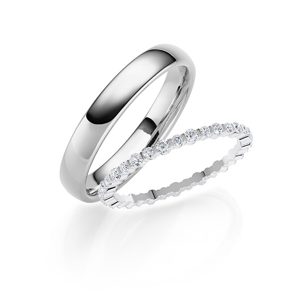 Trauringe Memoire Eheringe Palladium RU-1825