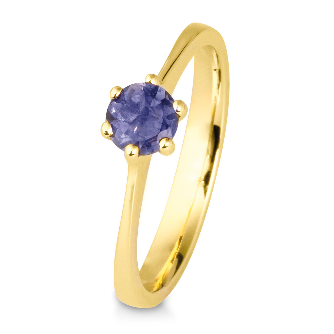 Ring Gelbgold 585 Iolit 42/84833