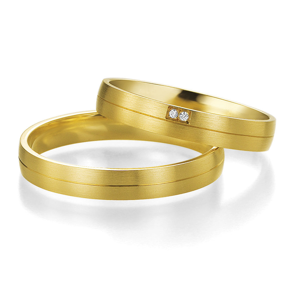 Trauringe Gelbgold Brillant