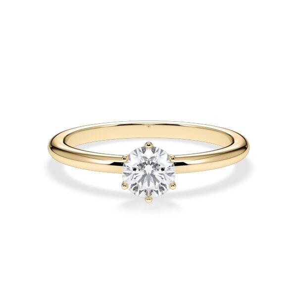 Hollywood Ring Classic Brillant Gelbgold RU-1888