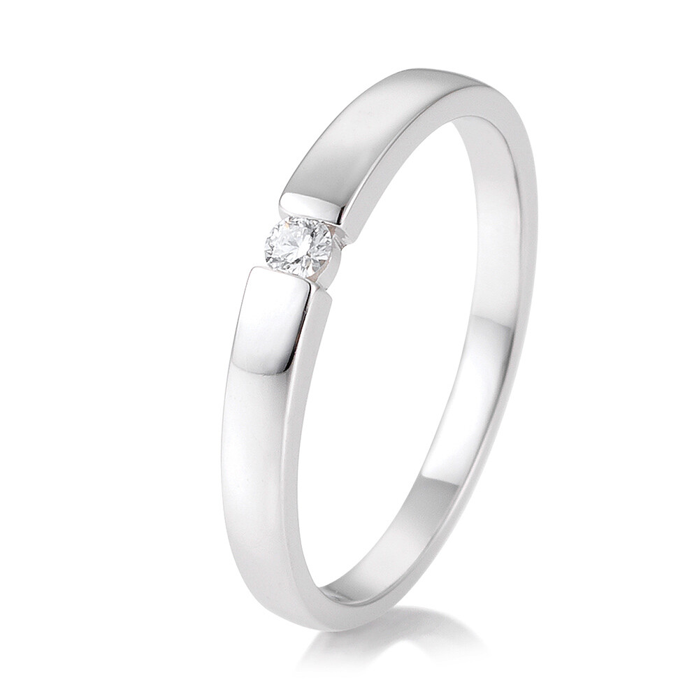 Verlobungsring Spann BR106 Platin Brillant