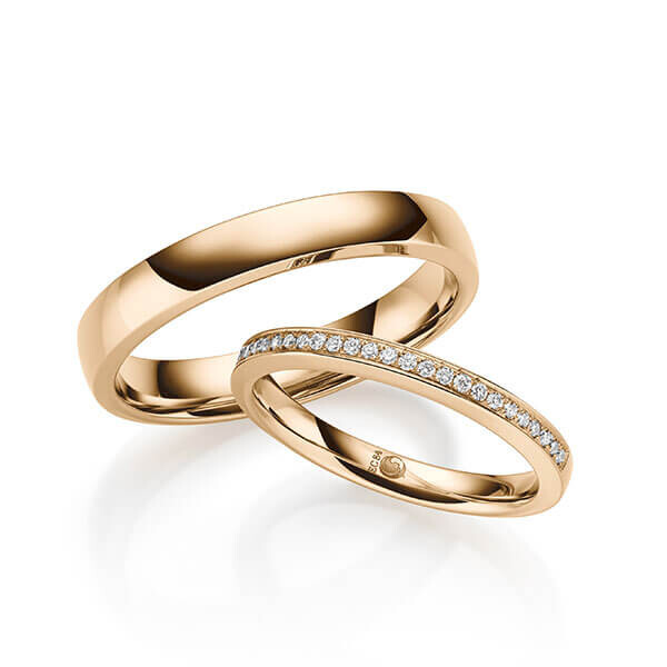 Trauringe Memoire Roségold RU-1698